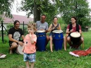 Trommeln im Schlosspark